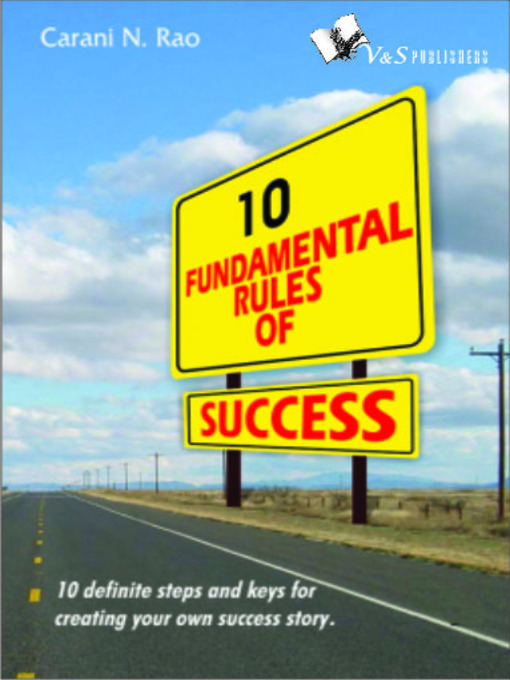 Title details for 10 Fundamental Rules of Success by Carani N. Rao - Wait list